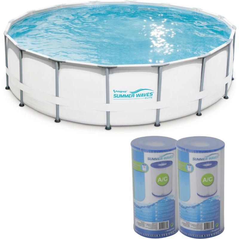 Piscine Tubulaire Rectangulaire 549x274x132m Summer Waves