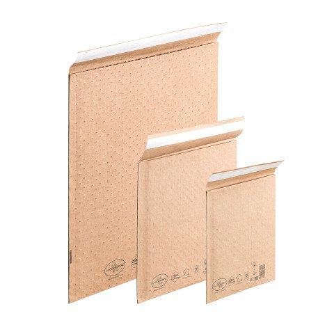 POCHETTE À BULLES PAPIER KRAFT BRUN 100 X 165 LA COURONNE - PAQUET DE 200