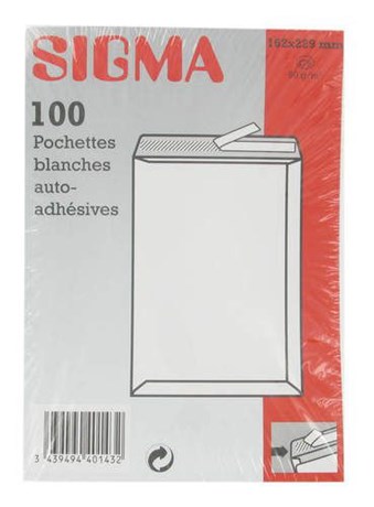POCHETTES C5 90G BLANC (VENDU PAR 100)