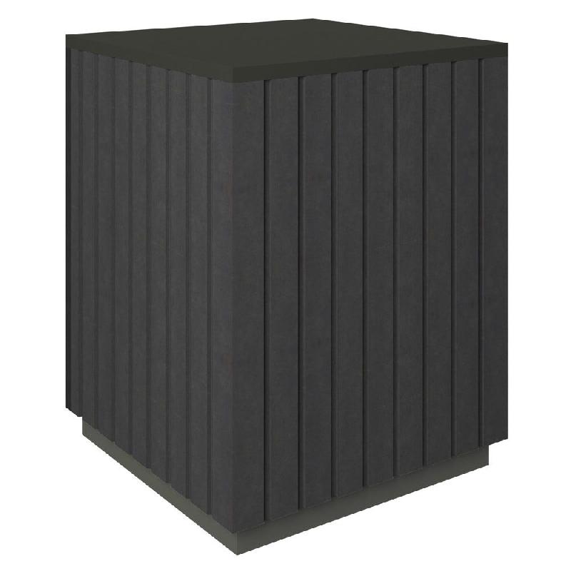 Podium haut Vertigo T03 MDF noir et noir 45x45x60cm_0