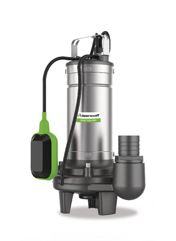 Pompe à eaux chargées électrique - Boîtier inox et fonte - Capacité 31980 l/h - Hauteur de refoulement 19 m - 1,5 kW 230 V Cleancraft SDWP 15032 PRO_0