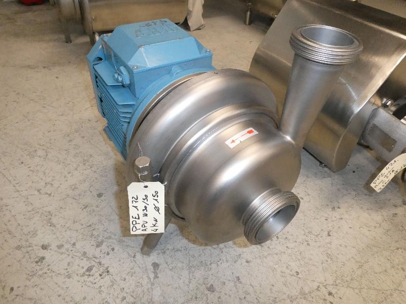 Pompe centrifuge APV-SPX W30/50 - 4 KW - Corps et carénage en acier inoxydable - Conception hygiénique_0