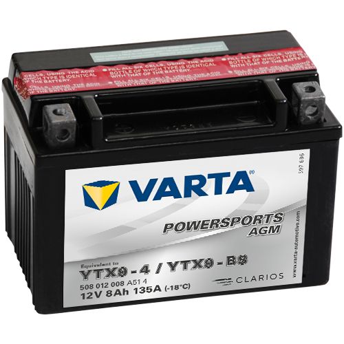 Powersports agm - batterie de démarrage- varta - capacité: 3 ah à 18 ah_0