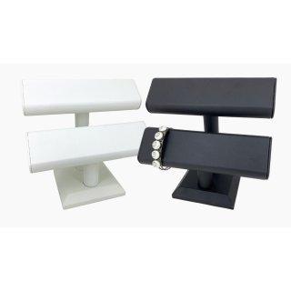 PRÉSENTOIR BRACELETS DOUBLE NIVEAUX EN SIMILICUIR