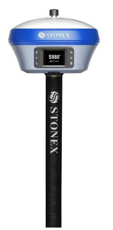 Récepteur GNSS Stonex S980+ - 1408 canaux, toutes constellations, bulle électronique, IMU, UHF 2-5W_0
