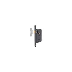 Serrure encastrable pour porte intérieure, axe 60mm, bouts ronds, noir - THIRARD - noir 3150260193503_0