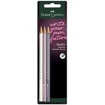 FABER-CASTELL SET DE CRAYON À PAPIER GRIP SPARKLE ETÉ - LOT DE 4