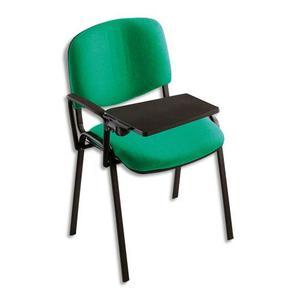 Tablette écritoire rabattable avec accoudoir droit noir - Dimensions 35 x 1,8 x 25 cm - Pour chaises de conférence_0