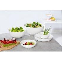 SNAP BY R & L ASSIETTE À SALADE '4EVERY DAY', BLANC - LOT DE 6