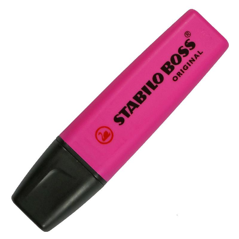 STABILO BOSS LILAS - SURLIGNEUR POINTE LARGE BISEAUTEE