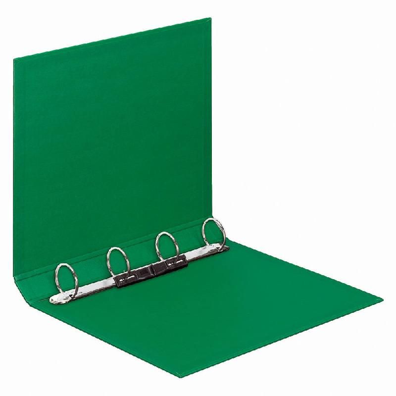 STAPLES CLASSEUR 4 ANNEAUX STAPLES - POLYPROPYLÈNE RIGIDE - DOS 6 CM - VERT (PRIX À L'UNITÉ)