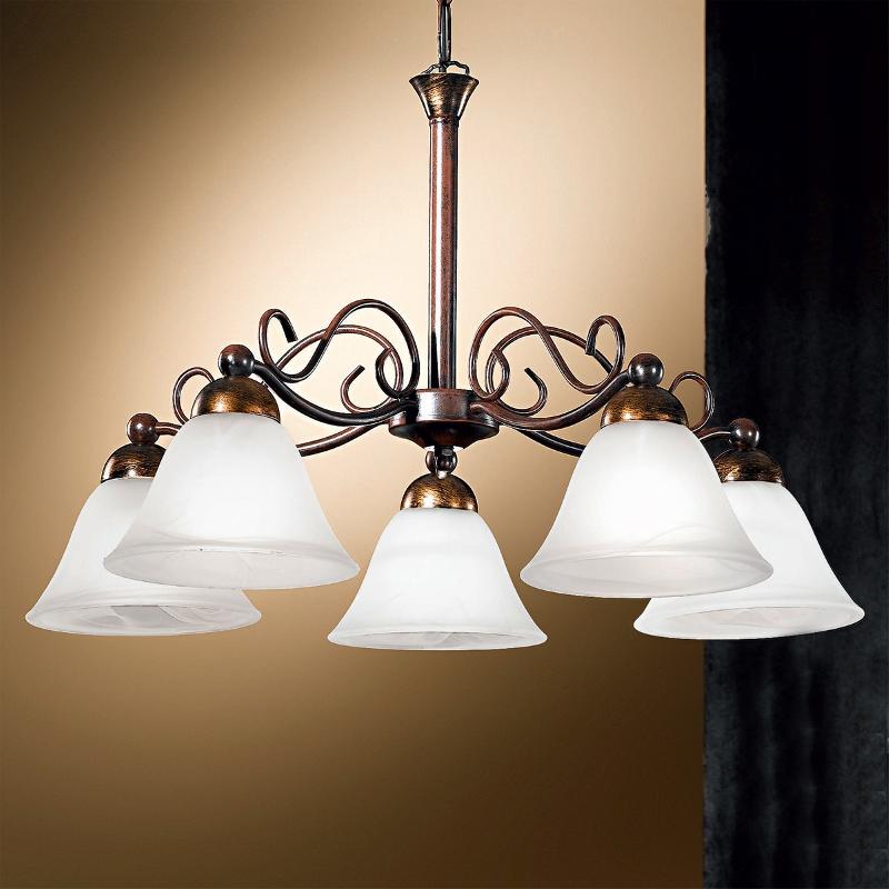 ORION SUSPENSION DÉCORÉE JONTE, 5 LUMIÈRES