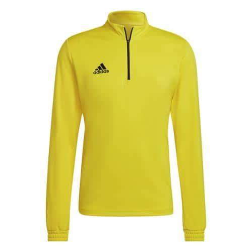 SWEAT DEMI-ZIP - ADIDAS - ENTRADA 22 TRAINING JAUNE