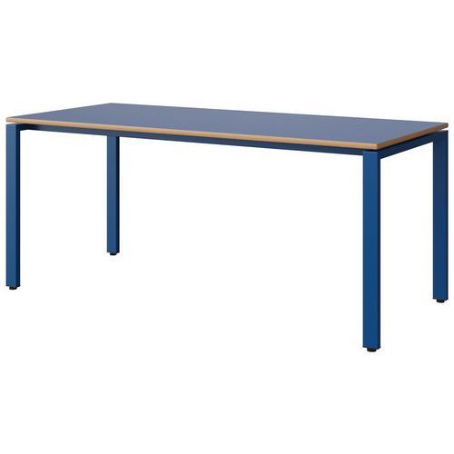 TABLE MALIBU 180X80 T6 SOUDÉ STRA ALAISÉ BLEU U525/BLEU 5005 - MANUTAN EXPERT