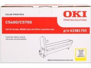 TAMBOUR LASER OKI JAUNE  RÉRÉRENCE 43381705