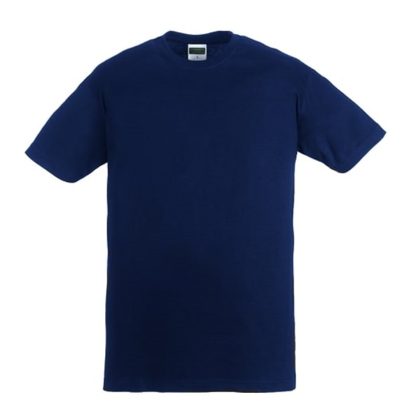 TEE SHIRT HIKE 100% 190g/m² coton col rond BLEU fonce_0
