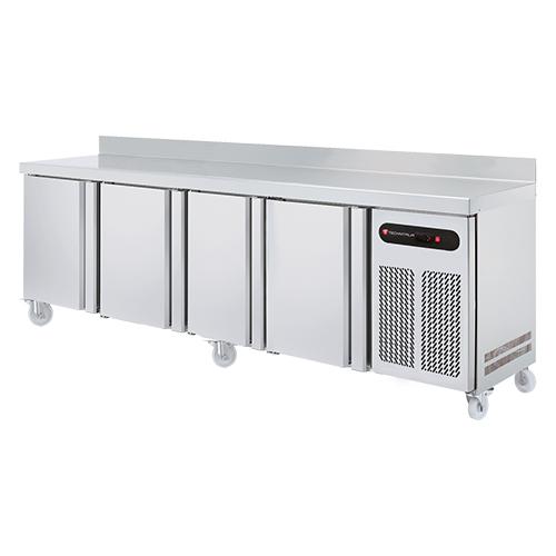 Tour réfrigérée 4 portes pâtissier positive inox avec dosseret - 815 litres - TP250A_0