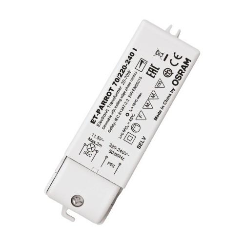 TRANSFORMATEUR ÉLECTRONIQUE ET-PARROT 70/220-240 V OSRAM