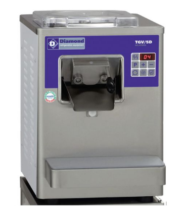 Turbine à glace professionnelle Diamond TGV/5D - 10L de capacité, extraction automatique et commandes électroniques_0
