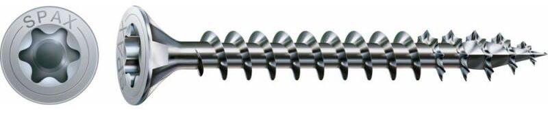 VIS UNIVERSELLE TÊTE FRAISÉE TORX FILETAGE TOTAL WIROX 5X40 BOÎTE DE 500 - SPAX - 1191010500405