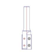 0041 - fraise à plaquette - neumann - diamètre : 8 - 004140_0