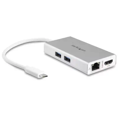 Adaptateur Multiport USB-C - Mini Station d'Accueil USB-C avec 4K HDMI - 60W PD Pass-Through, GbE, 2_0