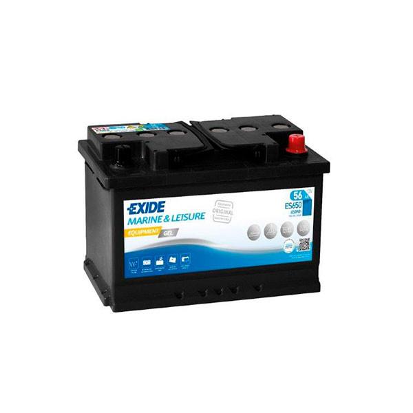 BATTERIE PLOMB ETANCHE GEL EXIDE EQUIPMENT GEL ES650 (650WH) 12V 56AH AUTO_0