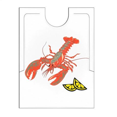 BAVOIR HOMARD POUR ADULTE 38.3X48 CM PEHD BLANC (VENDU PAR 500)