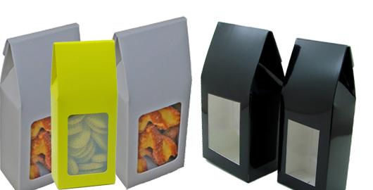 Étui à soufflet - avec fenêtre - pelliculage intérieur - 17 coloris disponibles - marquage dès 100 unités_0