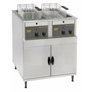 FRITEUSE PROFESSIONNELLE  DOUBLE SUR COFFRE