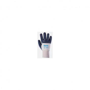 Gant de protection chimique - Nitrile sur jersey Hycron bleu/beige LG275 T10 - COMASEC_0