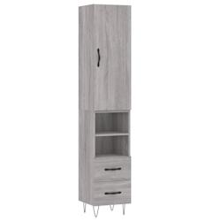 Helloshop26 - Buffet bahut commode armoire meuble de rangement organisateur cuisine salle de séjour salon haut sonoma 34,5 x 34 x 02_0035267 - 300021_0