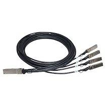 HPE X240 40G QSFP+ 4x10G SFP+ 5m DAC câble InfiniBand et à fibres optiques SFP+ Noir_0