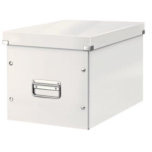 Boîte de rangement Click&Store Cube M blanche - Lei 61080001_0