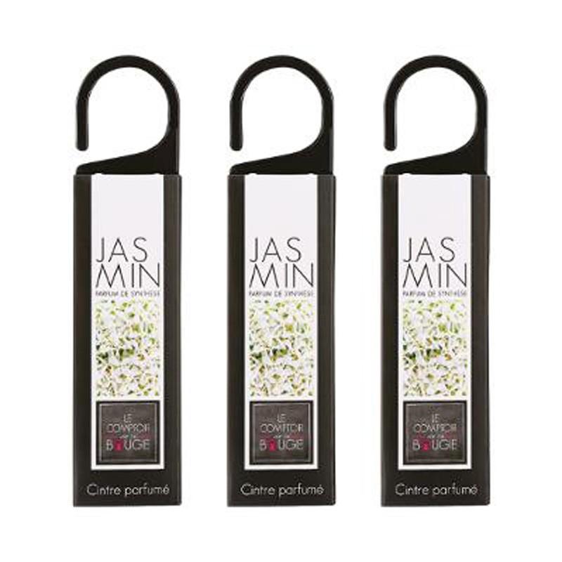 Lot de 3 cintres parfumés suspend 17 cm - Jasmin - Paris Prix_0