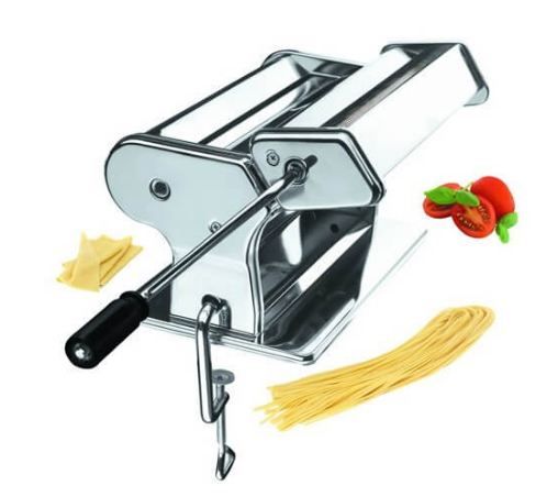 Machine à pâtes professionnelle ergonomique et manuelle en inox - 9 positions - Abaisse 260mm_0