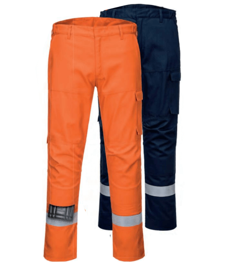 Pantalon ignifugé 100% sans métal, Coloris : Orange Fluo, Taille : 52_0
