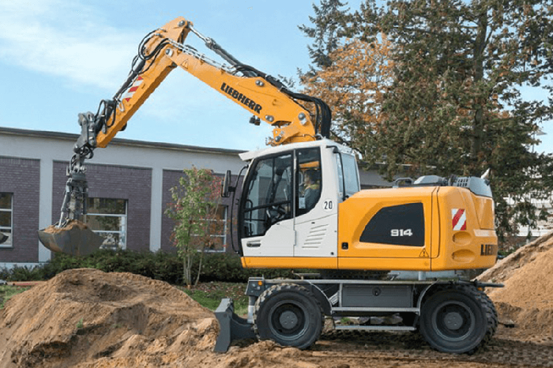 Pelle sur pneus Liebherr A 914_0