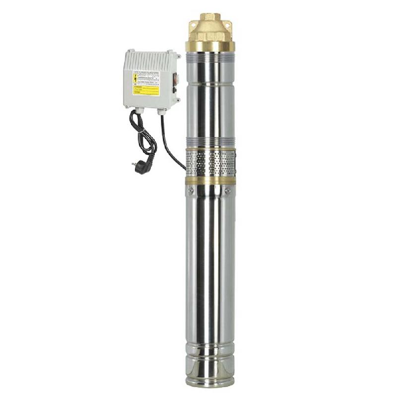Pompe pour puits à vis 750W PRPGP750-150 - inox - grande profondeur - débit 1800 l/h_0
