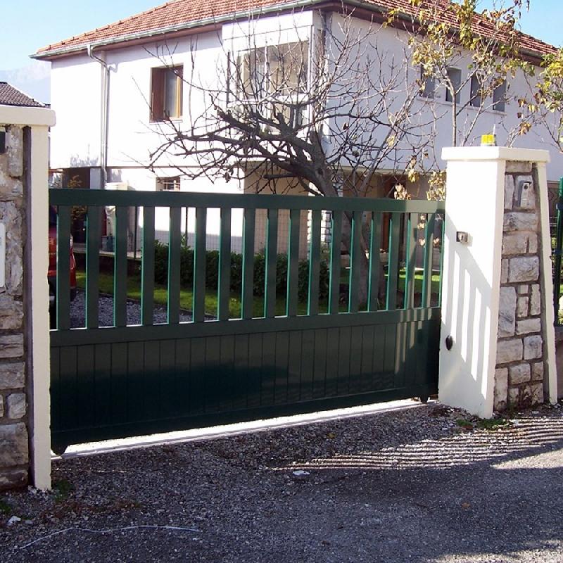 Clôture aluminium Platane - Côté portail - Portails, clôtures et  garde-corps aluminium