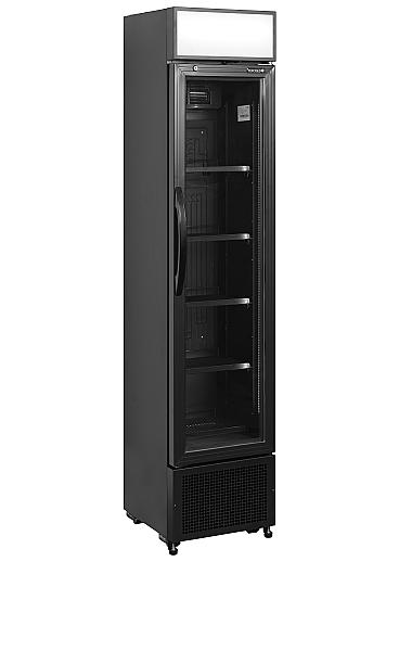 Réfrigérateur à boissons petite largeur noir intérieur/extérieur noir - 182 litres - FSC175H BLACK - Capacité 200 canettes et 100 bouteilles_0