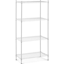 Royal Catering Metal Shelving Unit - 90 x 45 x 180 - 1,000 kg - argenté acier 4062859004963_0