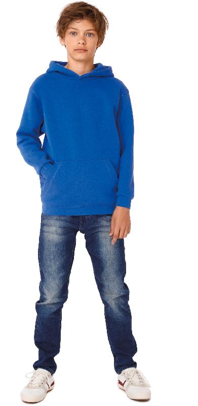 Sweat-shirt à capuche enfant B&C - Réf: CGWK681 - 80% coton peigné, 280g/m², tailles et couleurs variées_0