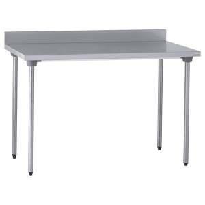 TABLE - INOX - ADOSSÉE - 1800X700X900 MM - SANS ÉTAGÈRE_0