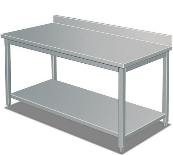 Table inox démontable - Profondeur 700 mm - Avec ou sans dosseret - Plusieurs dimensions disponibles_0