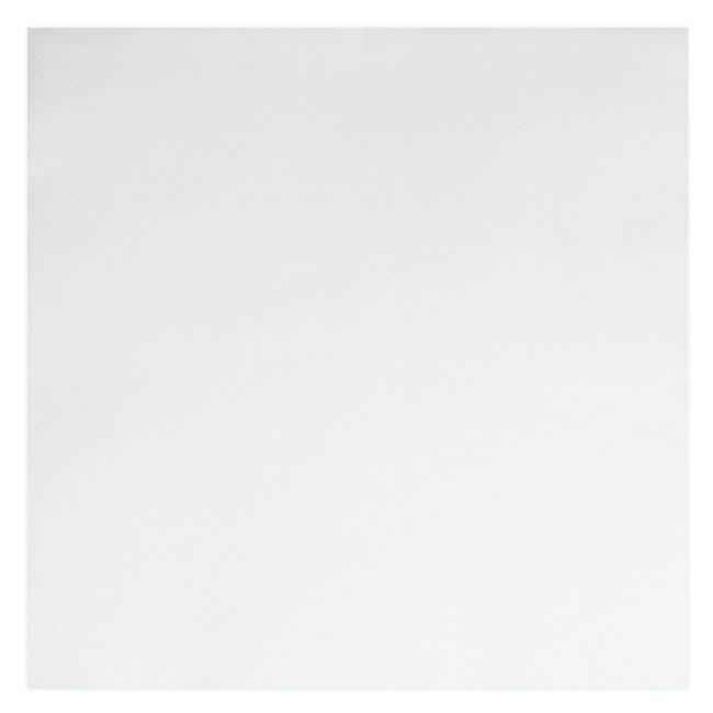 Thouy Serviettes en soft aspect tissu blanc 40 x 40 cm x50 - 3701114801893_0