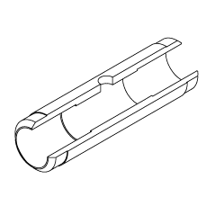 Tube plateau avec revêtement pyro. (10) pour spectromètre d'absorption atomique_0