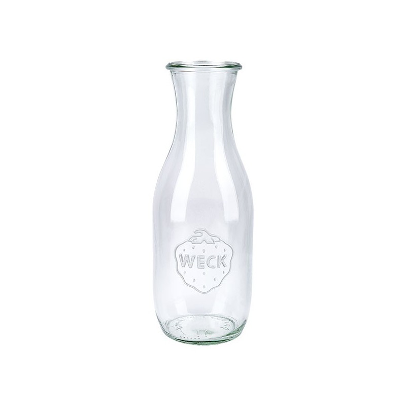 Bocaux en verre WECK flacon 1062 ml Ø 60mm SANS couvercles en verre et joints (clips non inclus) - WN000096_0