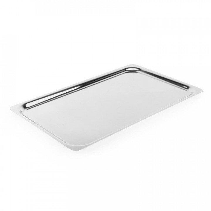 Bac inox GN 1/1 empilable, (L)530 x (P)325 x (H)10 mm_0