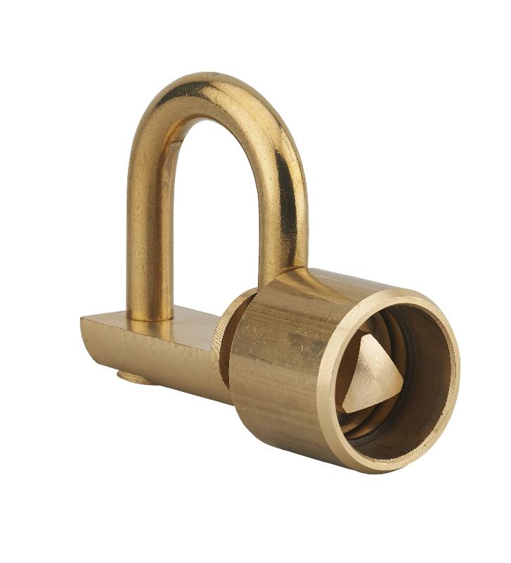 Cadenas d'artillerie - Talon droit - Anse laiton - Triangle 14 mm - Réf. 00011396 - Marque Thirard_0